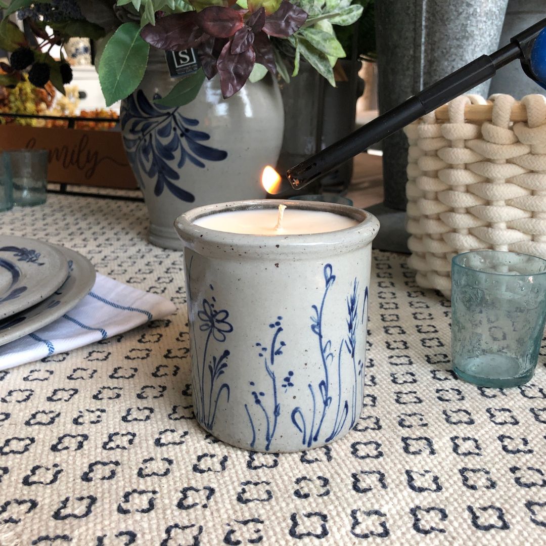 Candle Crock- Wildflower